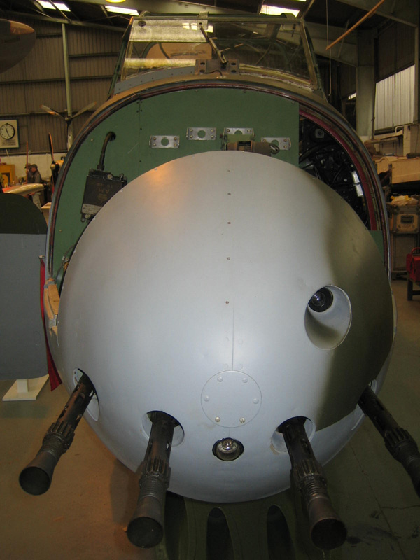 Mosquito VI nose section.  De Havilland Heritage Centre.