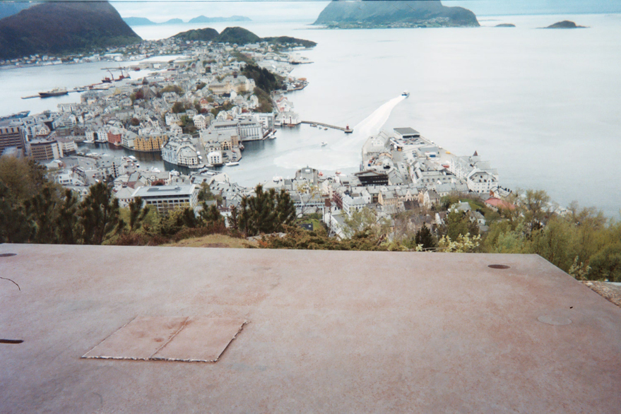 Aalesund from the top of the Town Mountain, Aksla