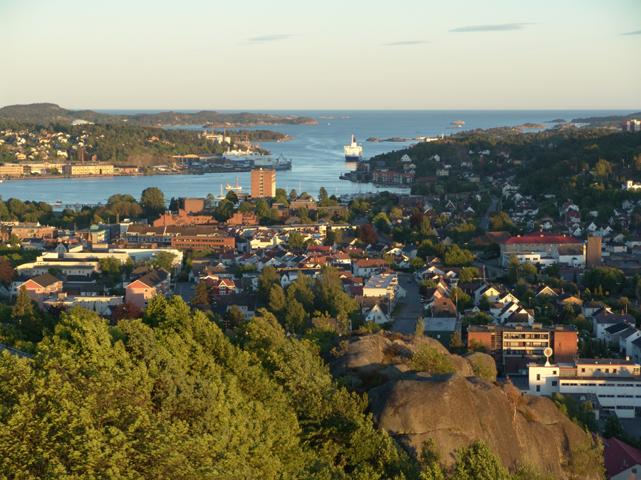 Sandefjord from Mokollen